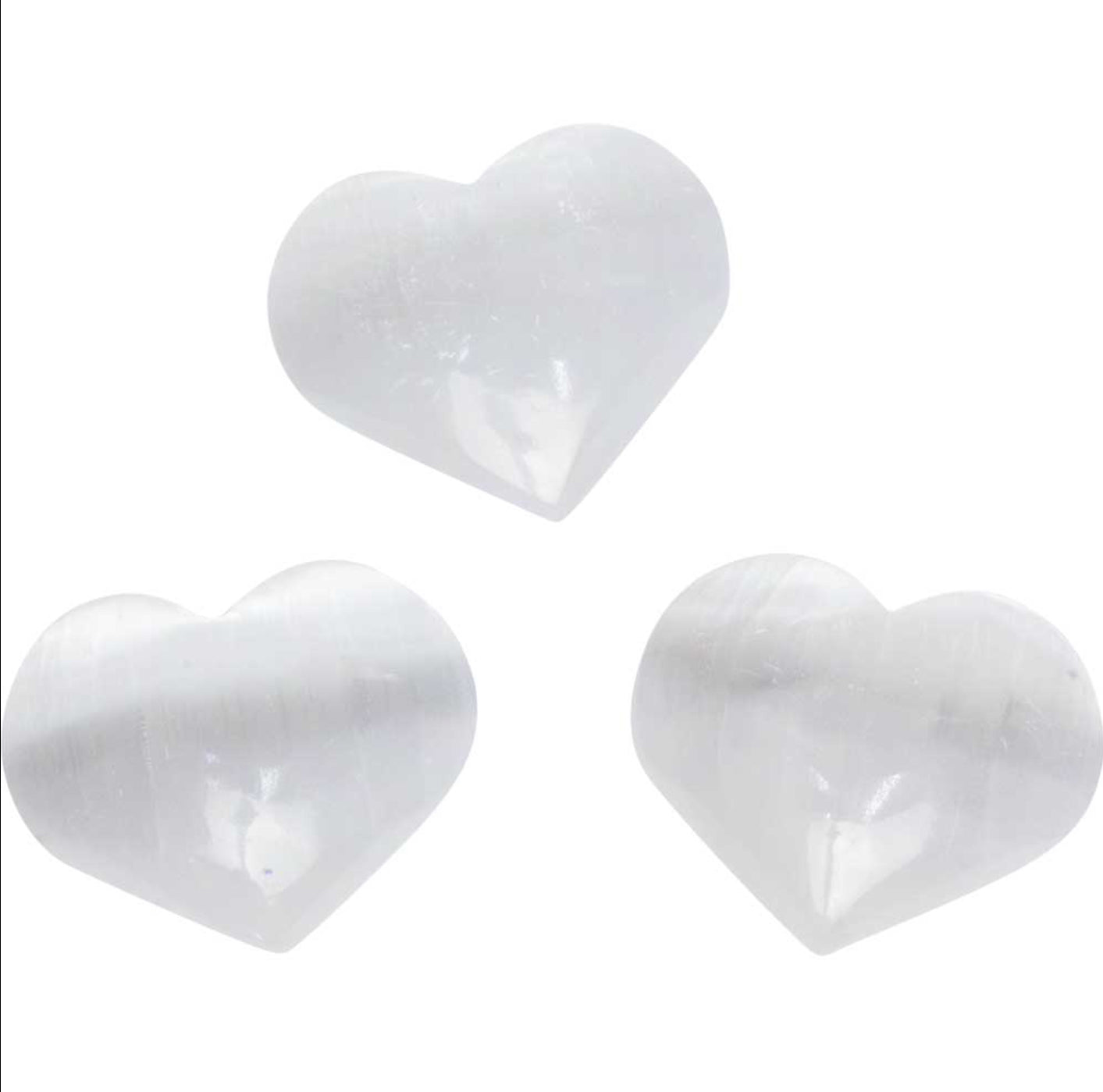Selenite Heart - Lighten Up Shop