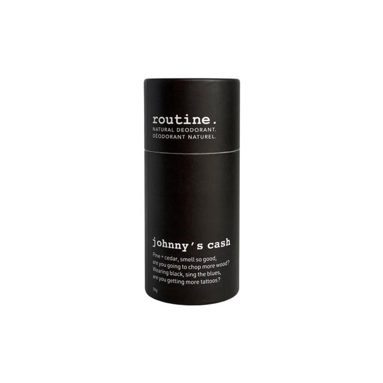 Johnny’s Cash - Routine Deodorant Stick 50g - Lighten Up Shop
