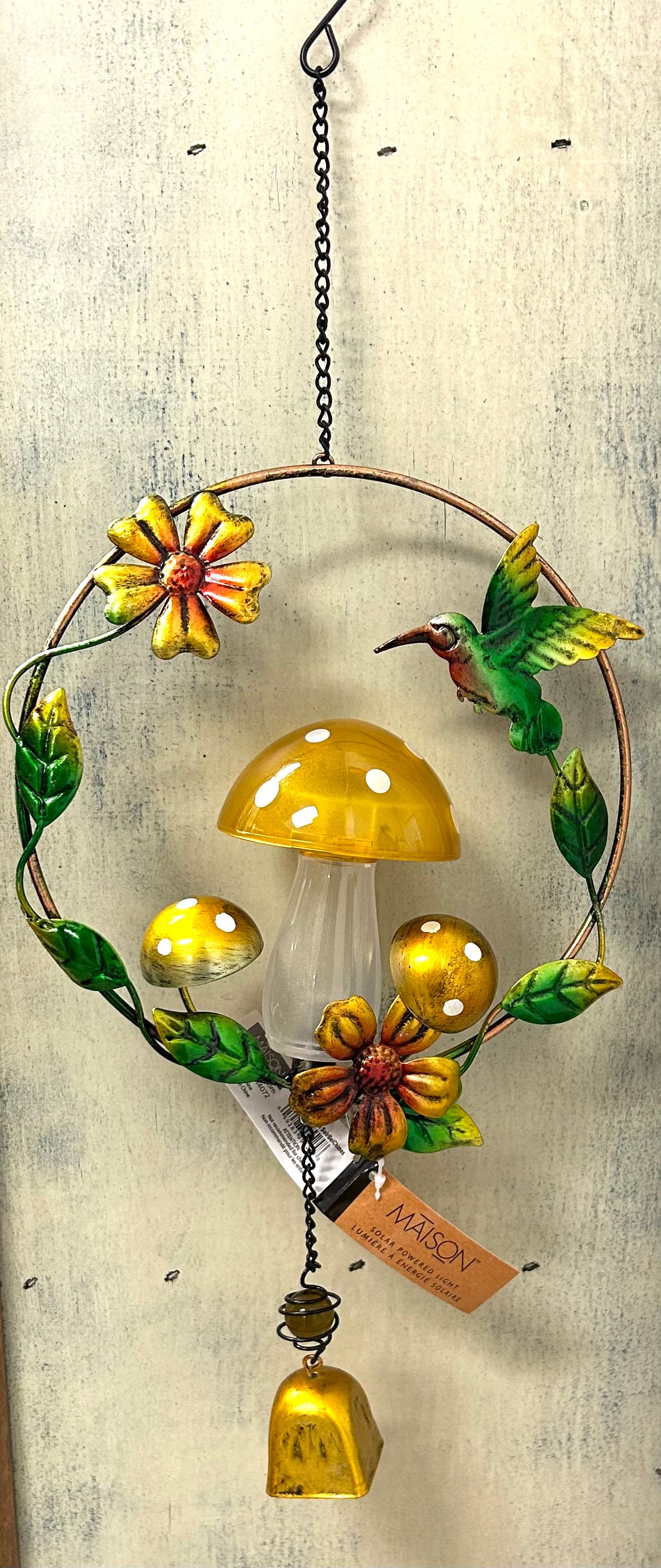 Mushroom Solar Bell Chime