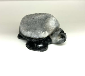 Quartz Druzy Turtle