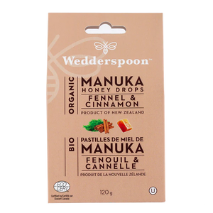 Manuka Honey Drops - Fennel & Cinnamon - Lighten Up Shop