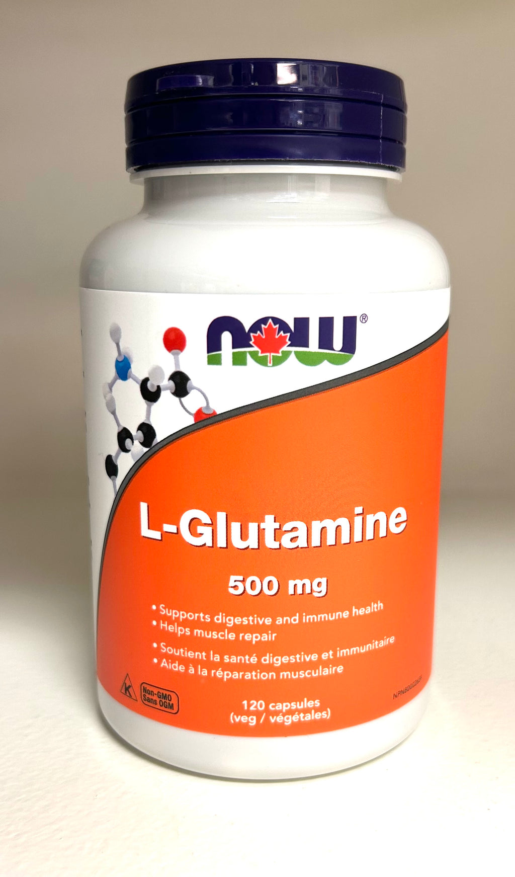 L-Glutamine 500mg - 120 Capsule - Lighten Up Shop