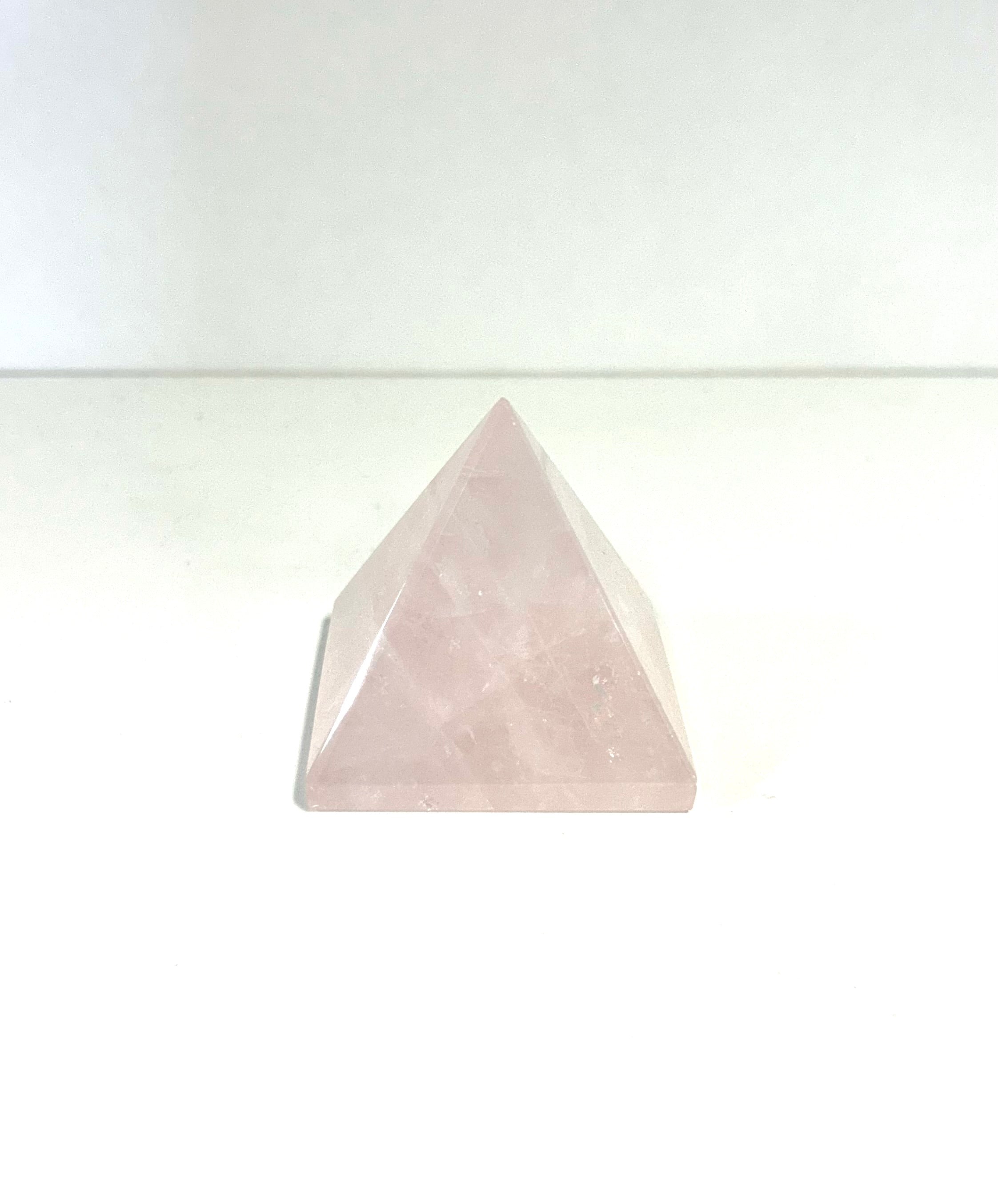 Rose Quartz Pyramid $45