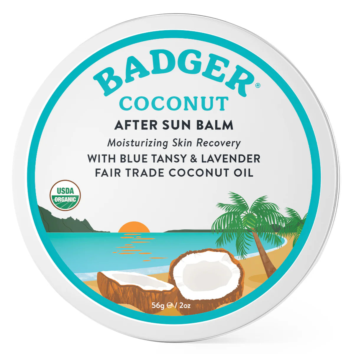 Badger Balm Coconut After Sun Balm - 56g