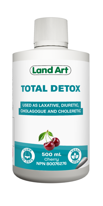 Land Art Total Detox 500ml - Cherry