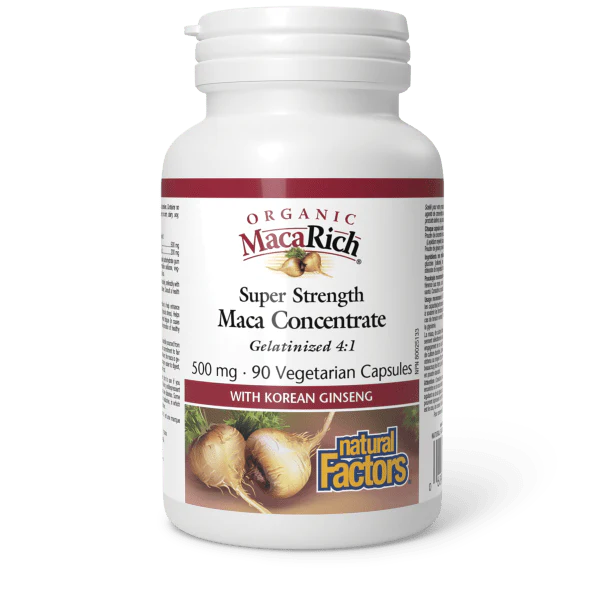 MacaRich Super Strength Maca Concentrate 500mg - 90 Capsules