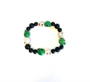 Skull Bracelet - Green