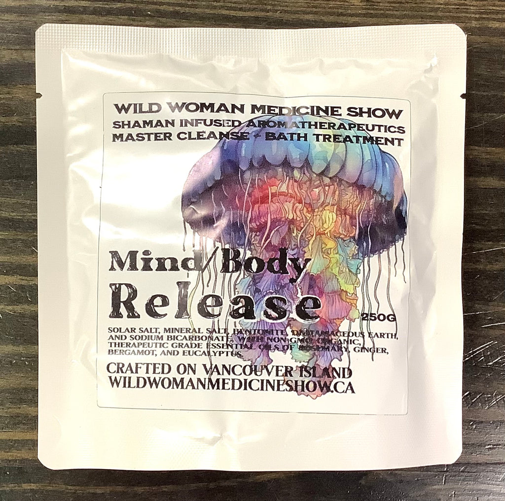 Mind/Body Release Bath Treatment  (250g) Wild Woman Medicine Show - Lighten Up Shop