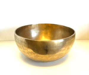 Gold Hand Hammered Singing Bowl 7.5”