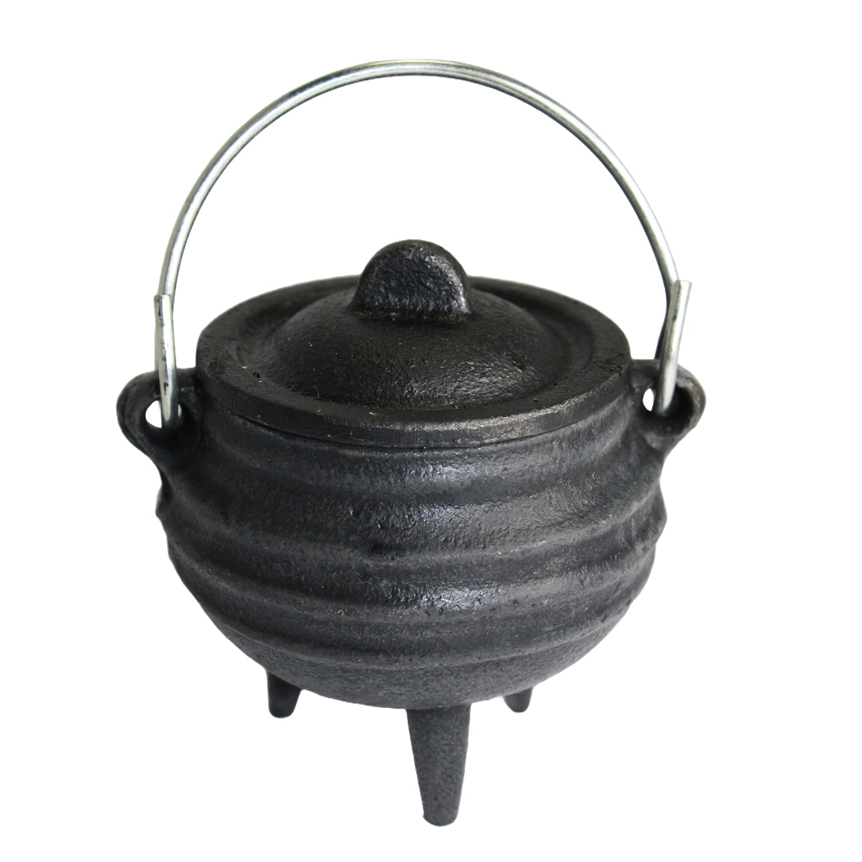 Cast Iron Ribbed Cauldron 2.5” - Lighten Up Shop