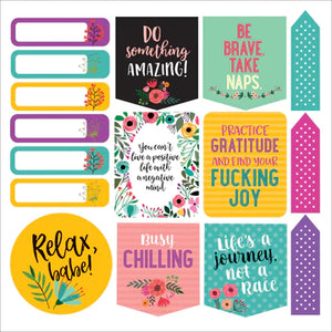 Inner F*cking Peace - A Sticker Book To Let Sh*t Go And Shine - Lighten Up Shop