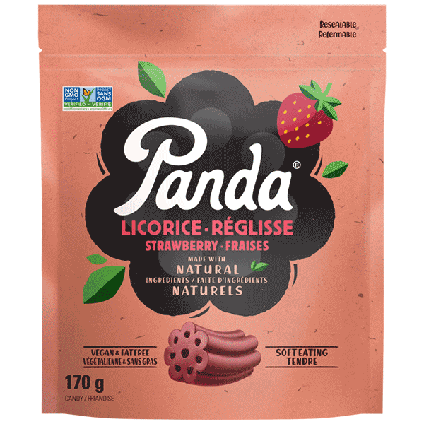 Panda Strawberry Licorice 170g