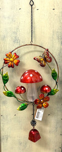 Mushroom Solar Bell Chime