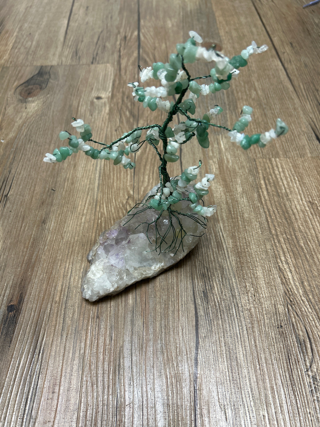 Homemade Gem Tree Aventurine on Amethyst Base - Lighten Up Shop