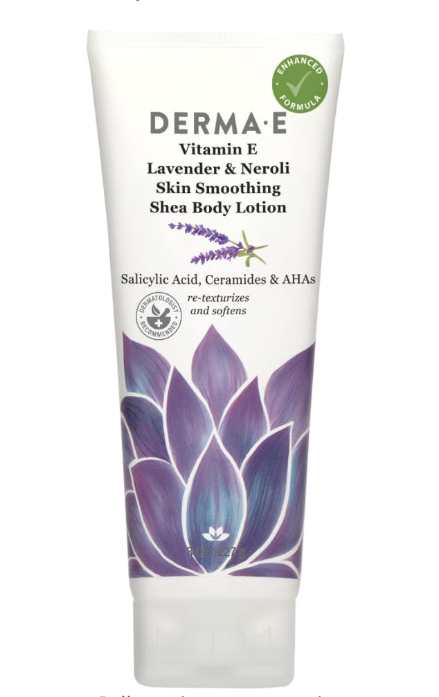 Derma-e Lavender & Neroli Skin Smoothing Shea Body Lotion