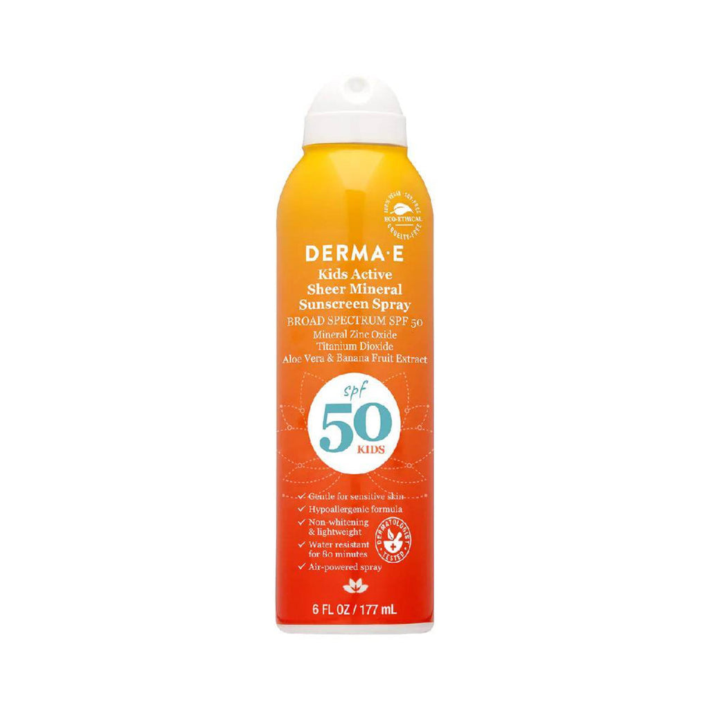 Derma-E Kids Mineral Sunscreen Spray SPF 50 - Lighten Up Shop