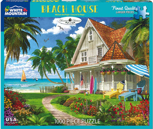 Beach House Puzzle 1000pc