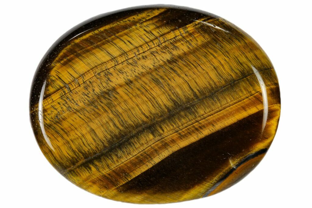 Tiger’s Eye Worry Stone - Lighten Up Shop