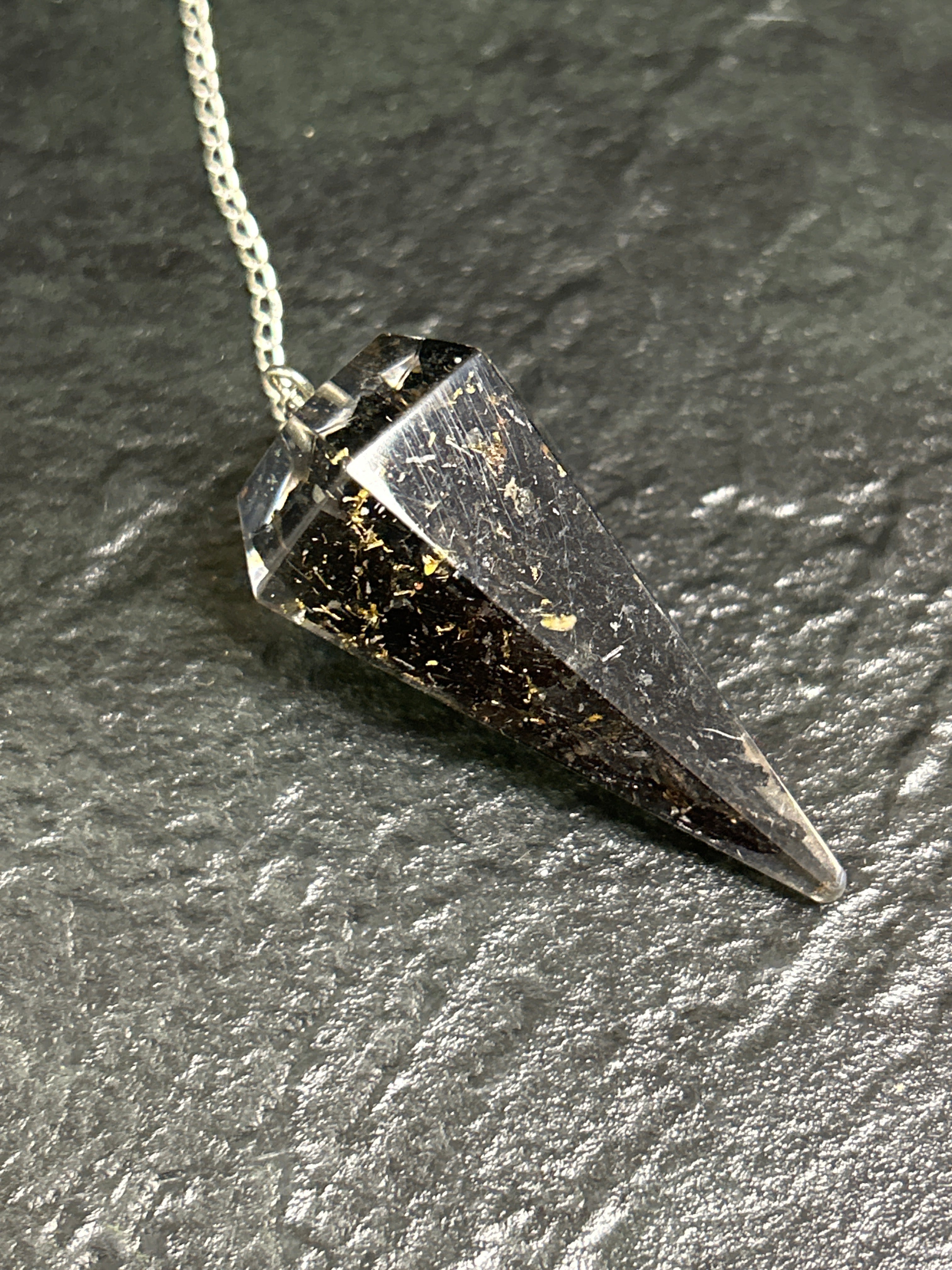 Orgone Tourmaline Pendulum