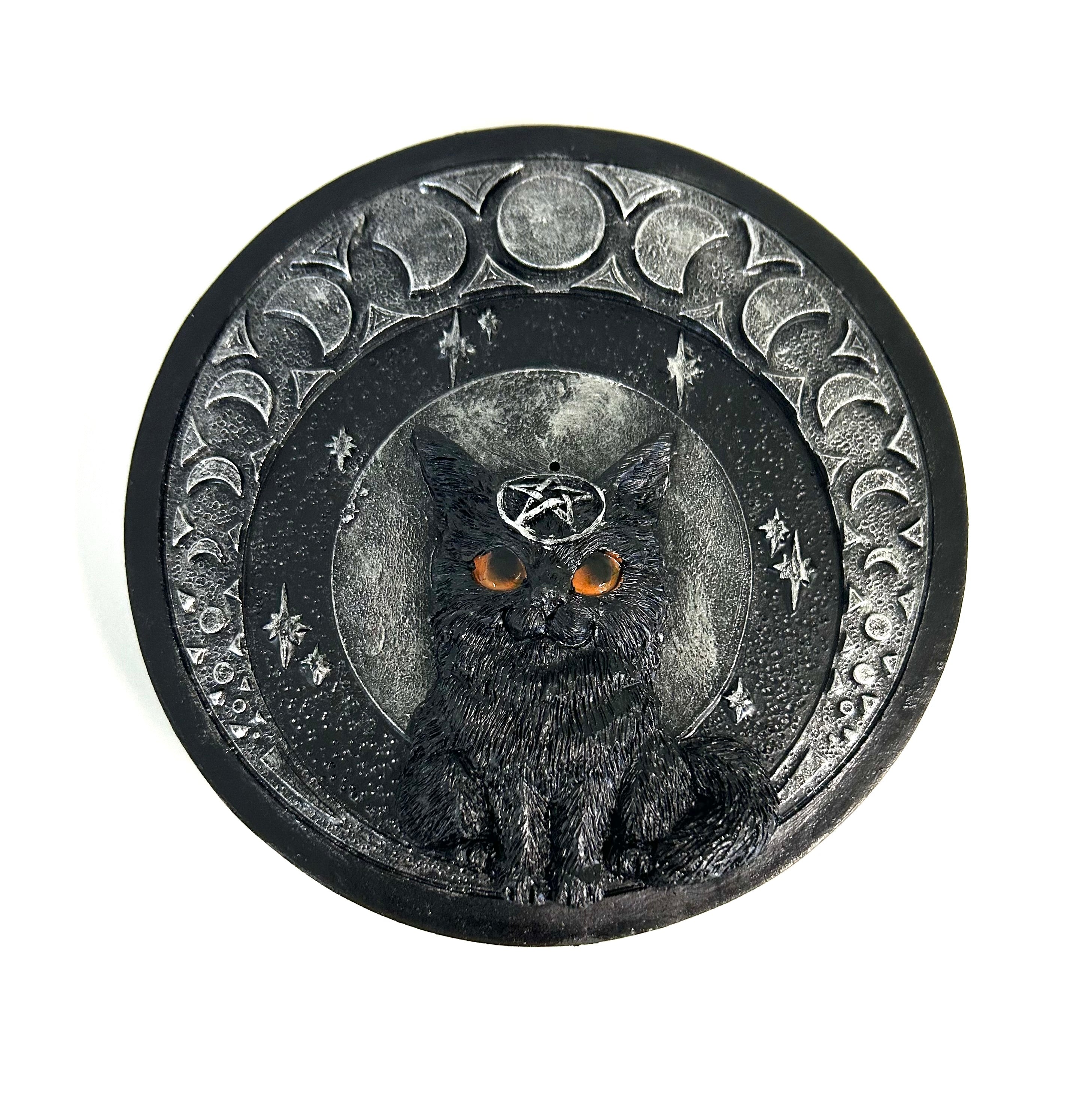 Black Cat Incense Burner