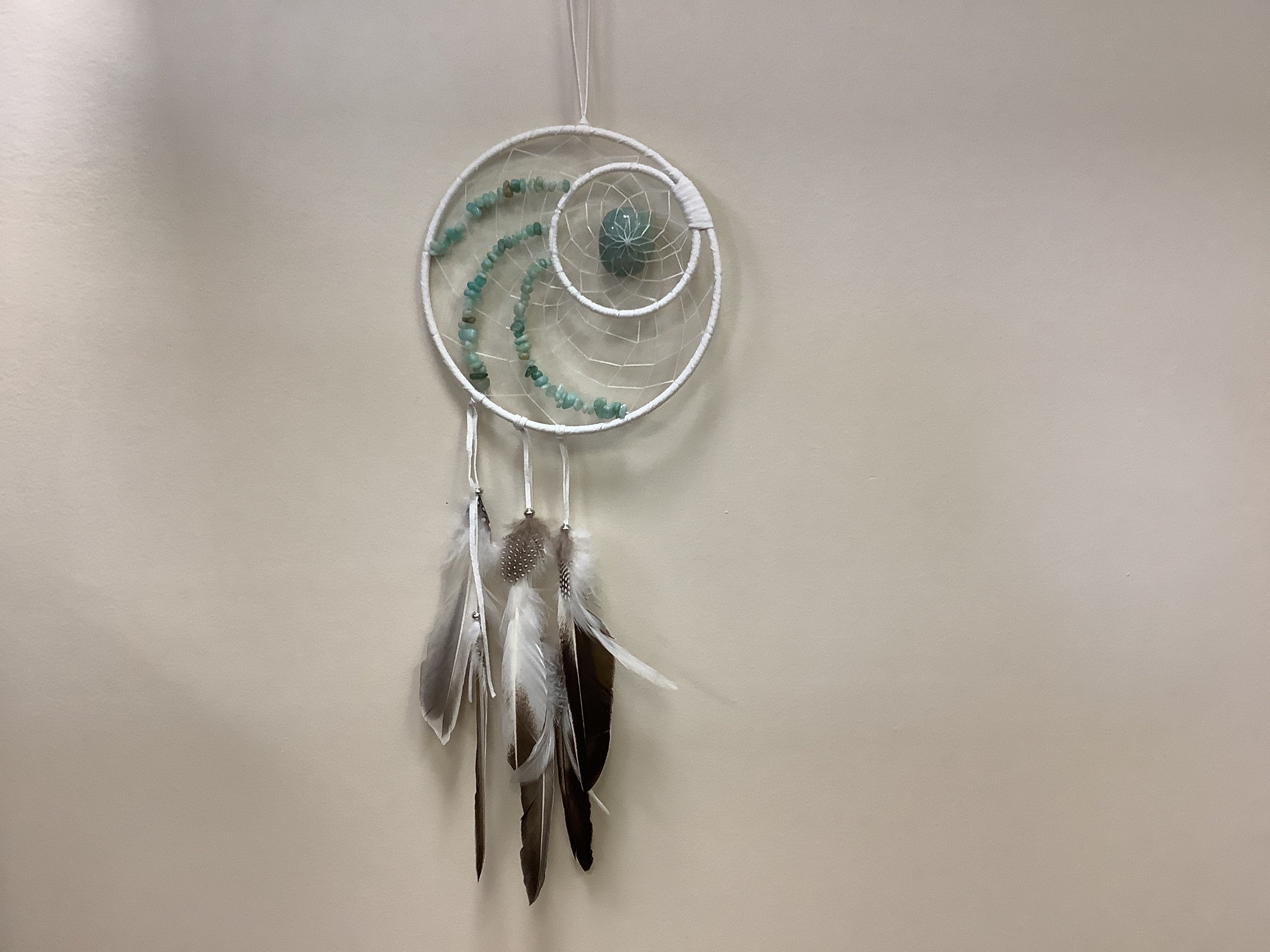Amazonite Dreamcatcher 6”