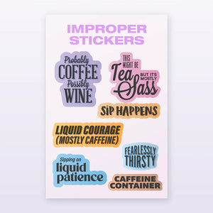 Bottle/Mug Sticker Pack