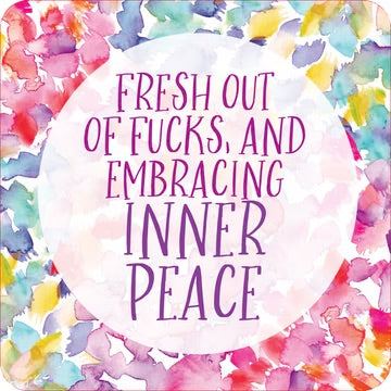 Inner F*cking Peace - Set Of 60 Irreverent Cards - Lighten Up Shop