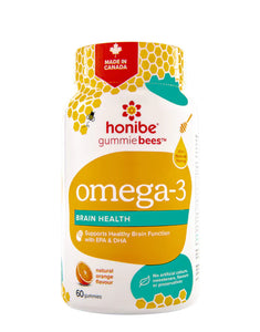 Honibe Omega-3 Gummies - 60 Gummies - Lighten Up Shop