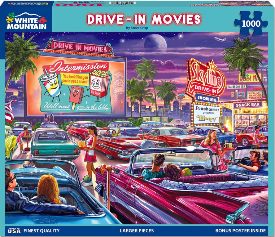 Drive-In Movies Puzzle 1000pc