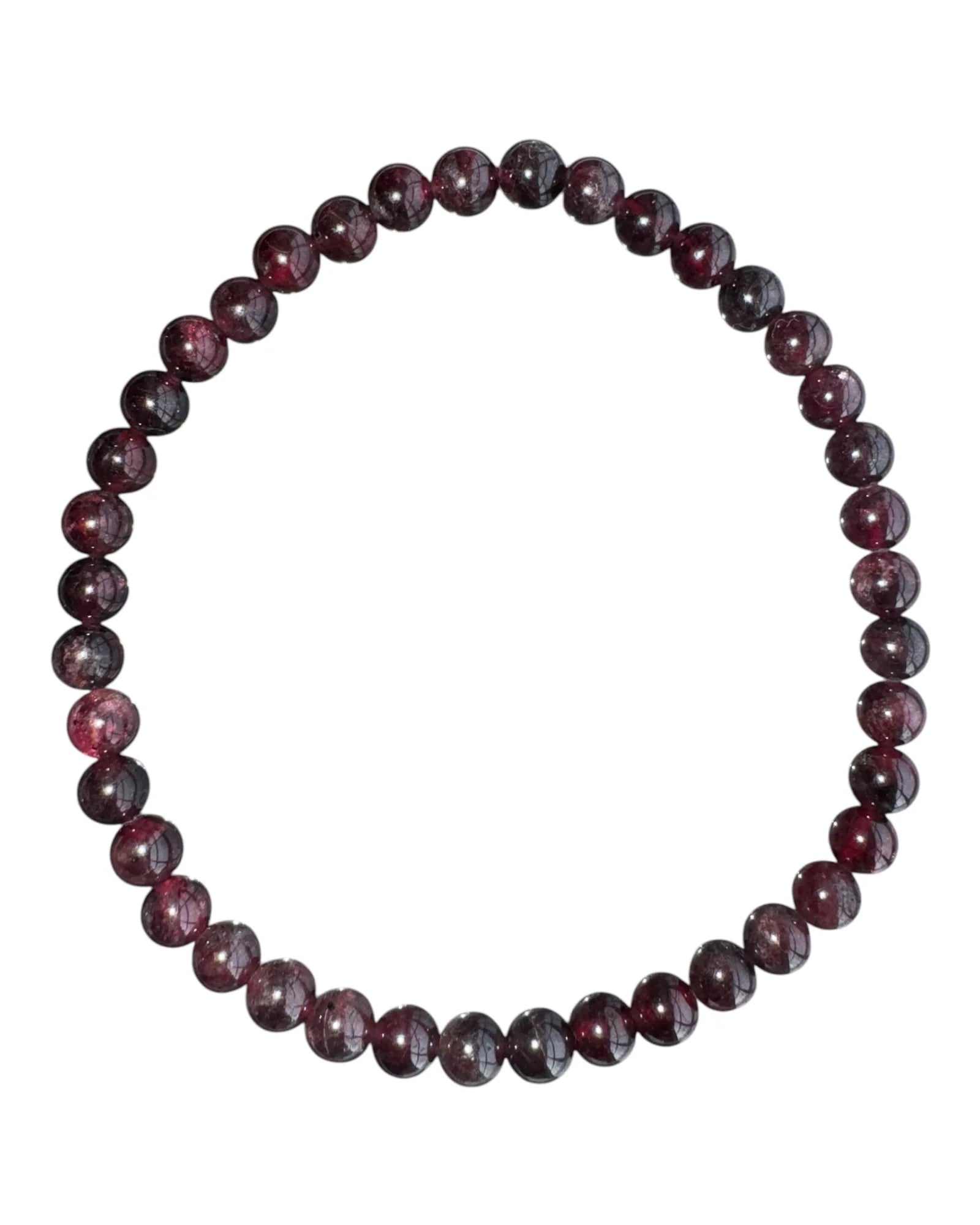 Garnet Bracelet 4mm - Lighten Up Shop