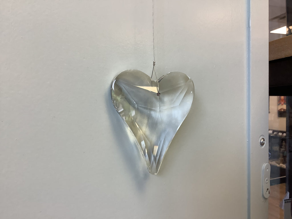 Heart Crystal Suncatcher (Long) - Lighten Up Shop