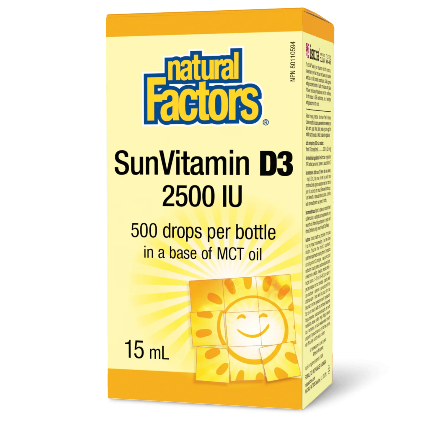 Vitamin D3 2500IU Drops 15ml