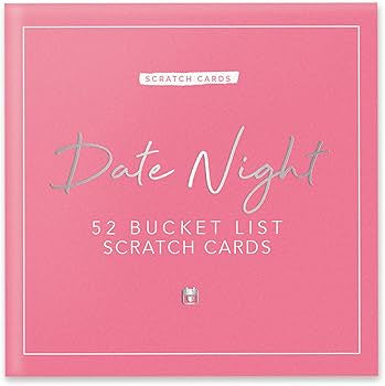 Date Night 52 Bucket List Scratch Cards