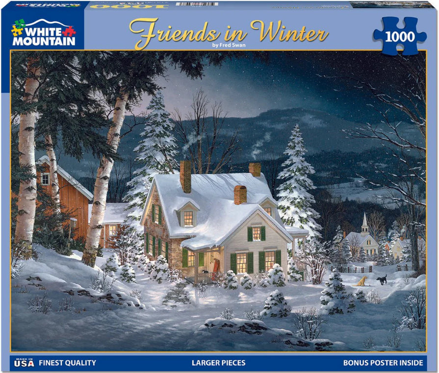 Friends In Winter Puzzle 1000pc