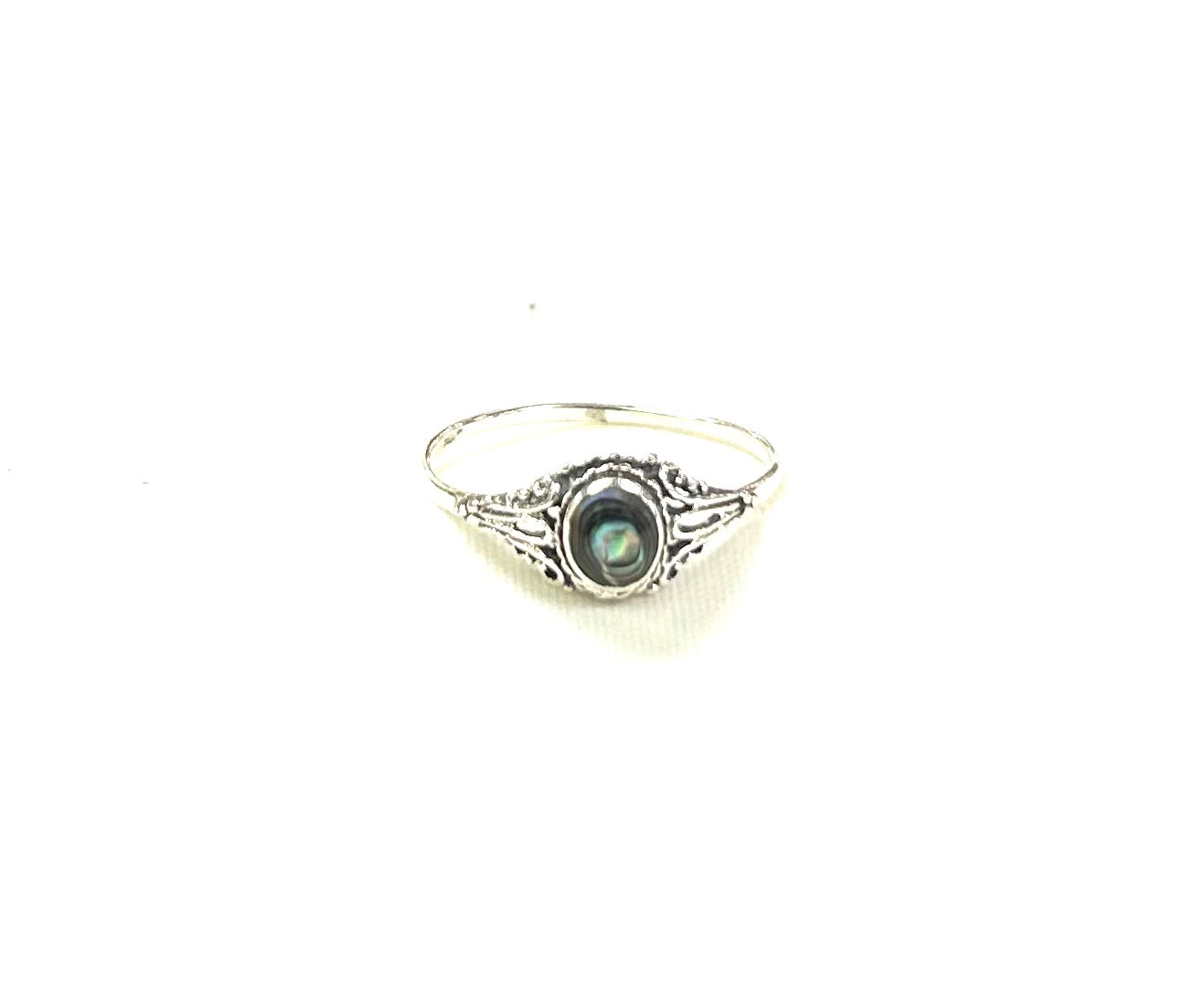 Abalone Ring Small Oval $30