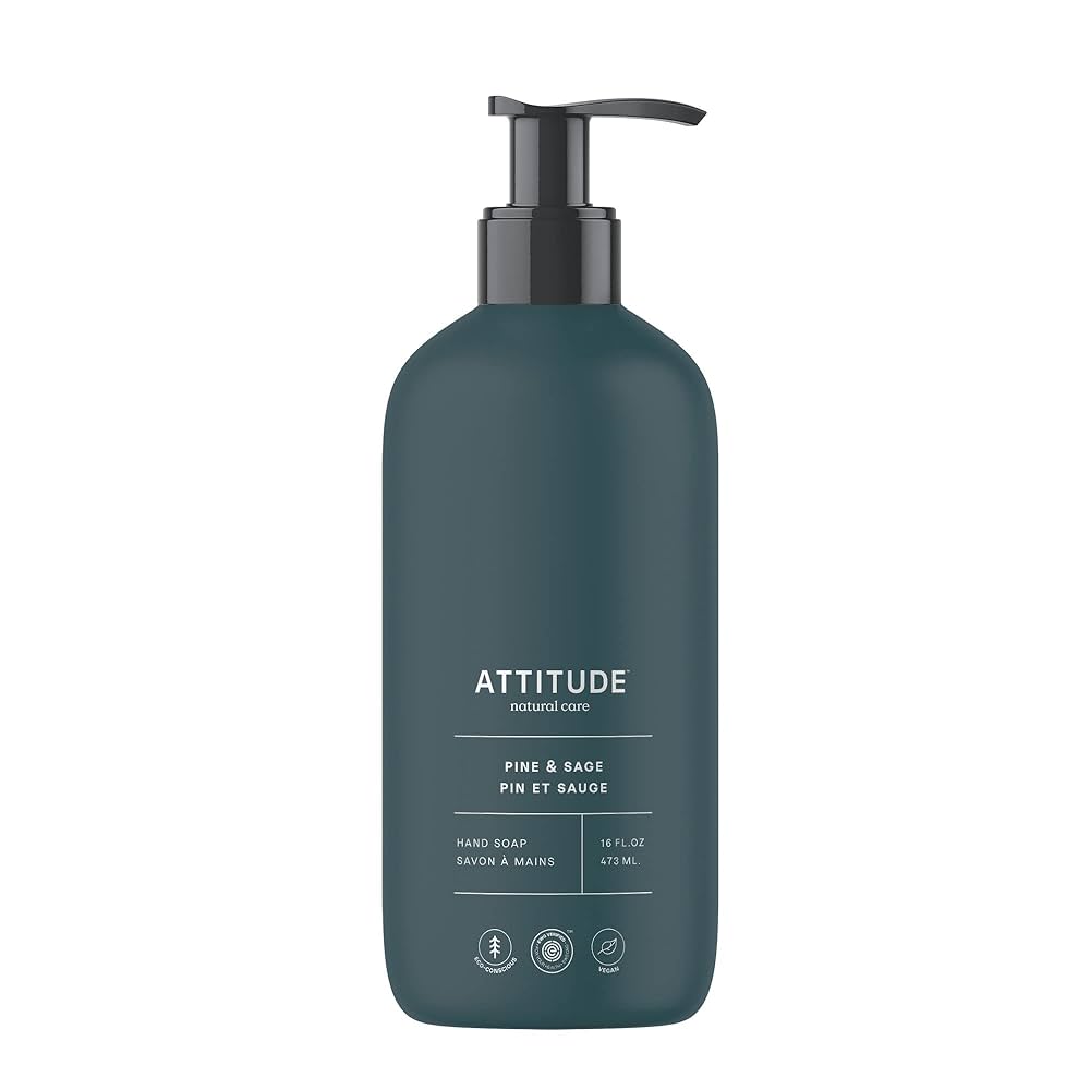 Attitude Hand Soap - Pine & Sage 16oz - Lighten Up Shop