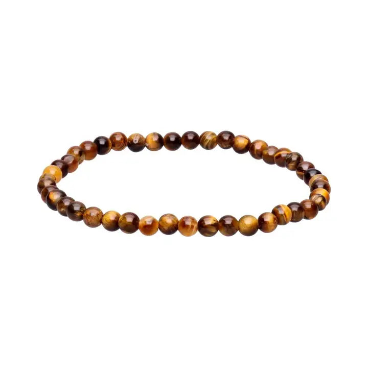 Tiger’s Eye Bracelet 4mm - Lighten Up Shop