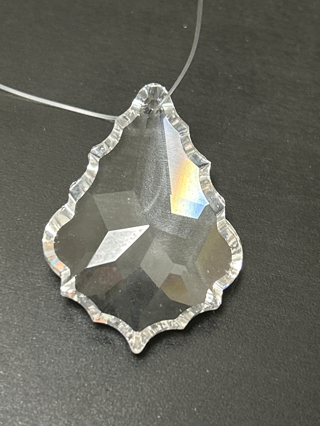 Rough Teardrop Crystal Suncatcher - Lighten Up Shop