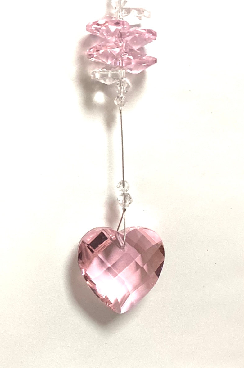 Crystal Heart Suncatcher - Lighten Up Shop