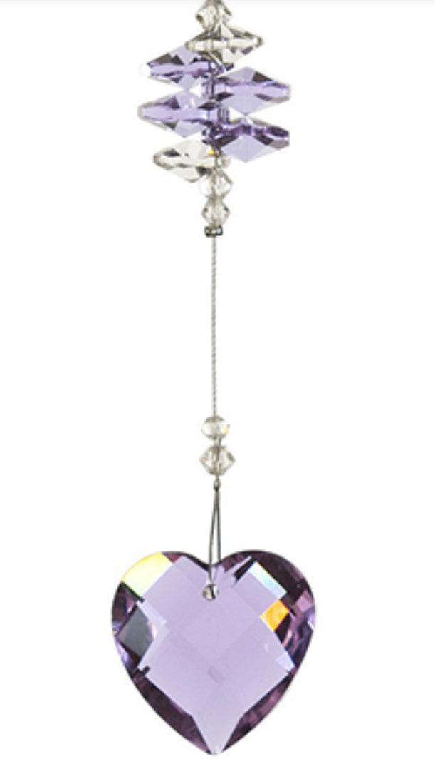 Crystal Heart Suncatcher - Lighten Up Shop