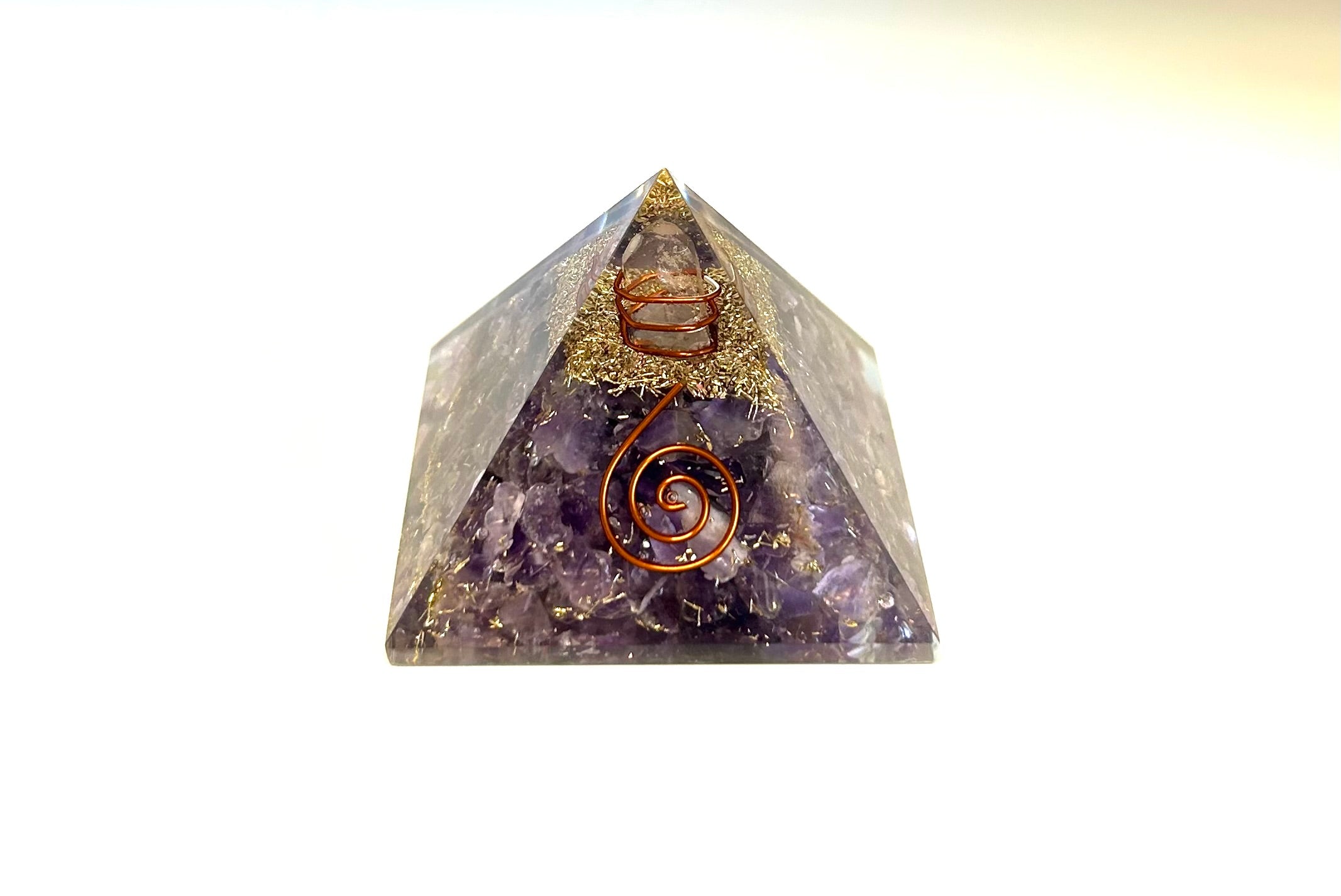 Amethyst Orgone Pyramid 2” - Lighten Up Shop