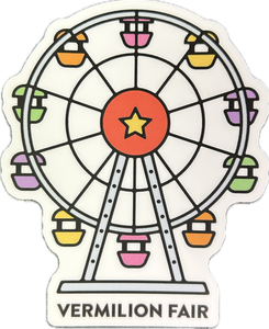 Vermilion Fair Ferris Wheel Sticker