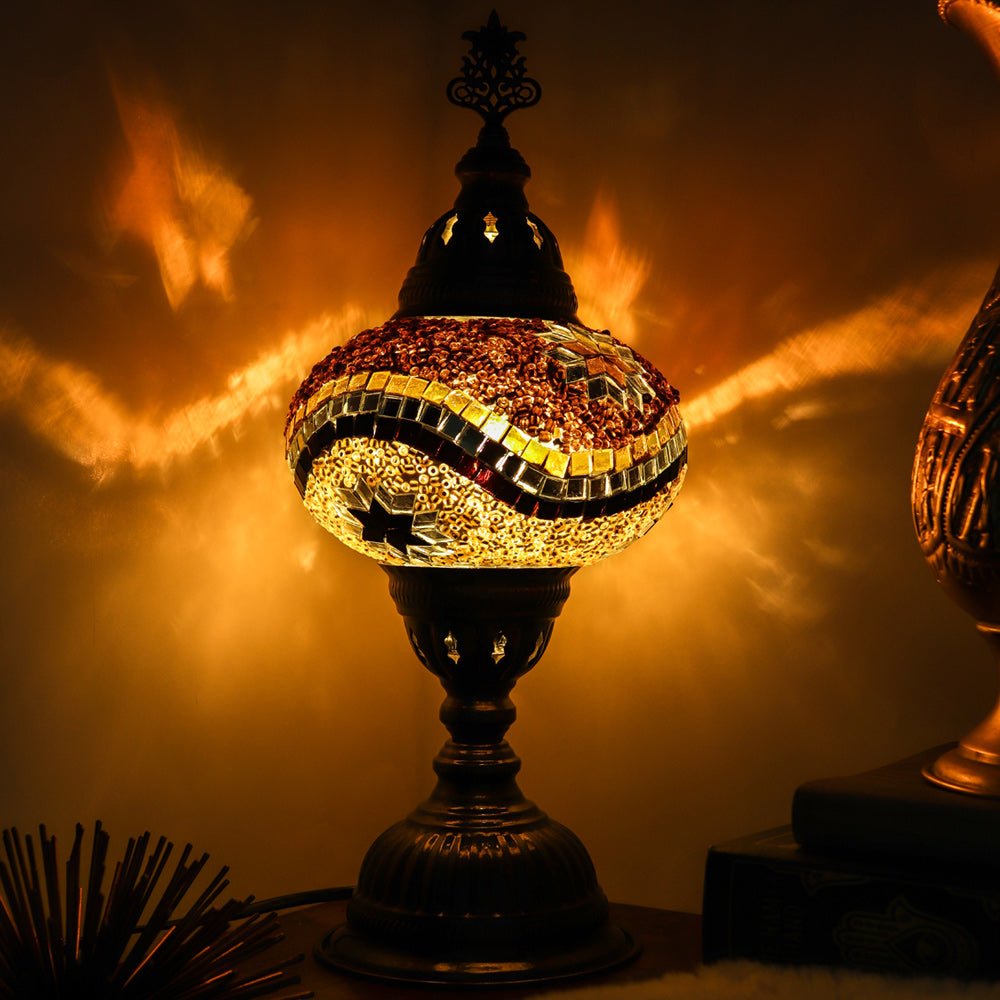 Turkish Mosaic Table Lamp Gold