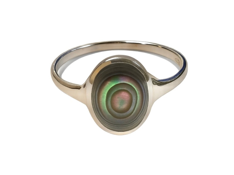 Abalone Ring Oval $30
