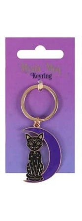 Black Cat Keychain - Lighten Up Shop