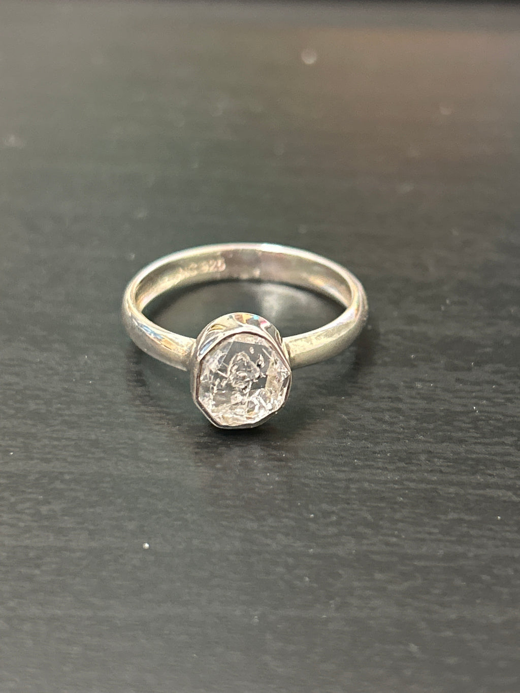 Herkimer Diamond Ring - Size 8 ($74) - Lighten Up Shop