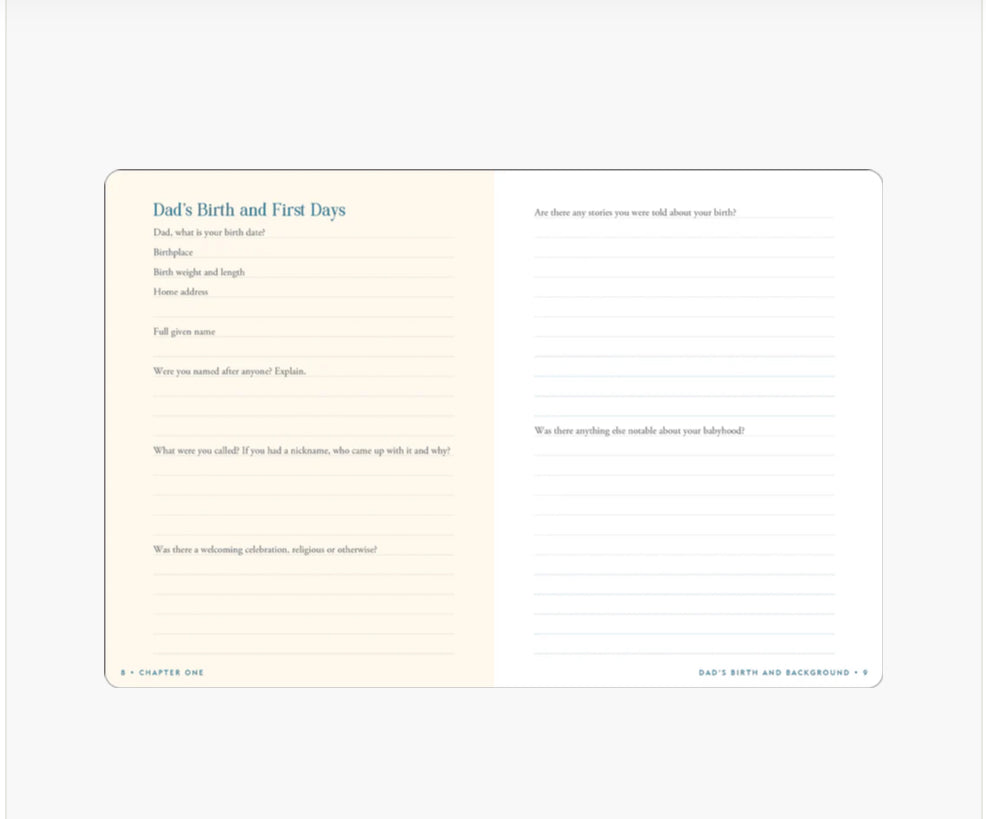 Dad’s Story Journal - Lighten Up Shop