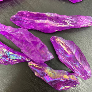 Amethyst Aura Quartz Point - Lighten Up Shop