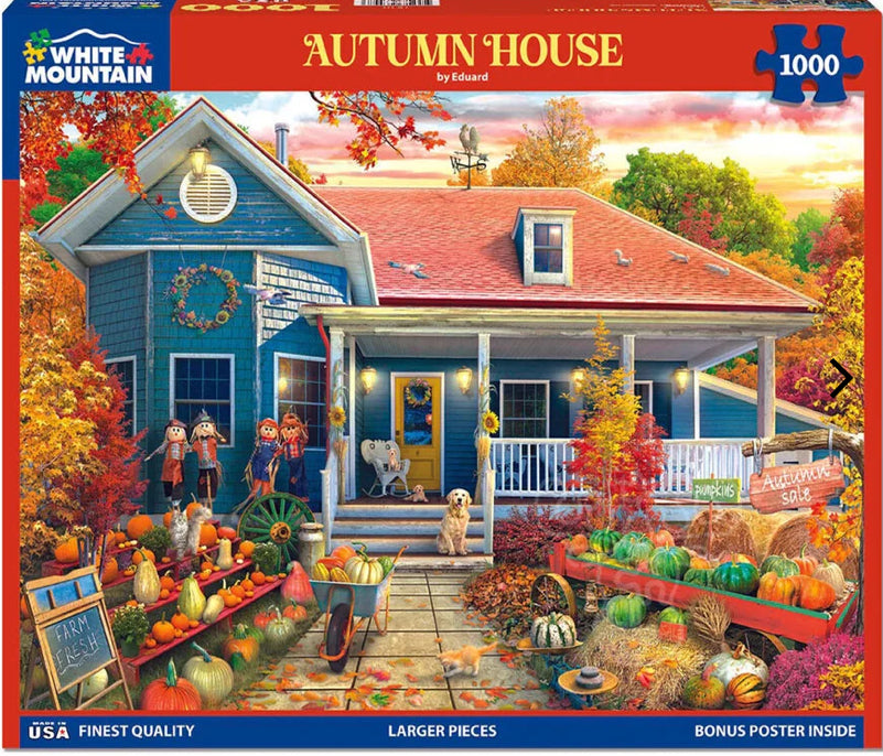 Autumn House Puzzle 1000pc