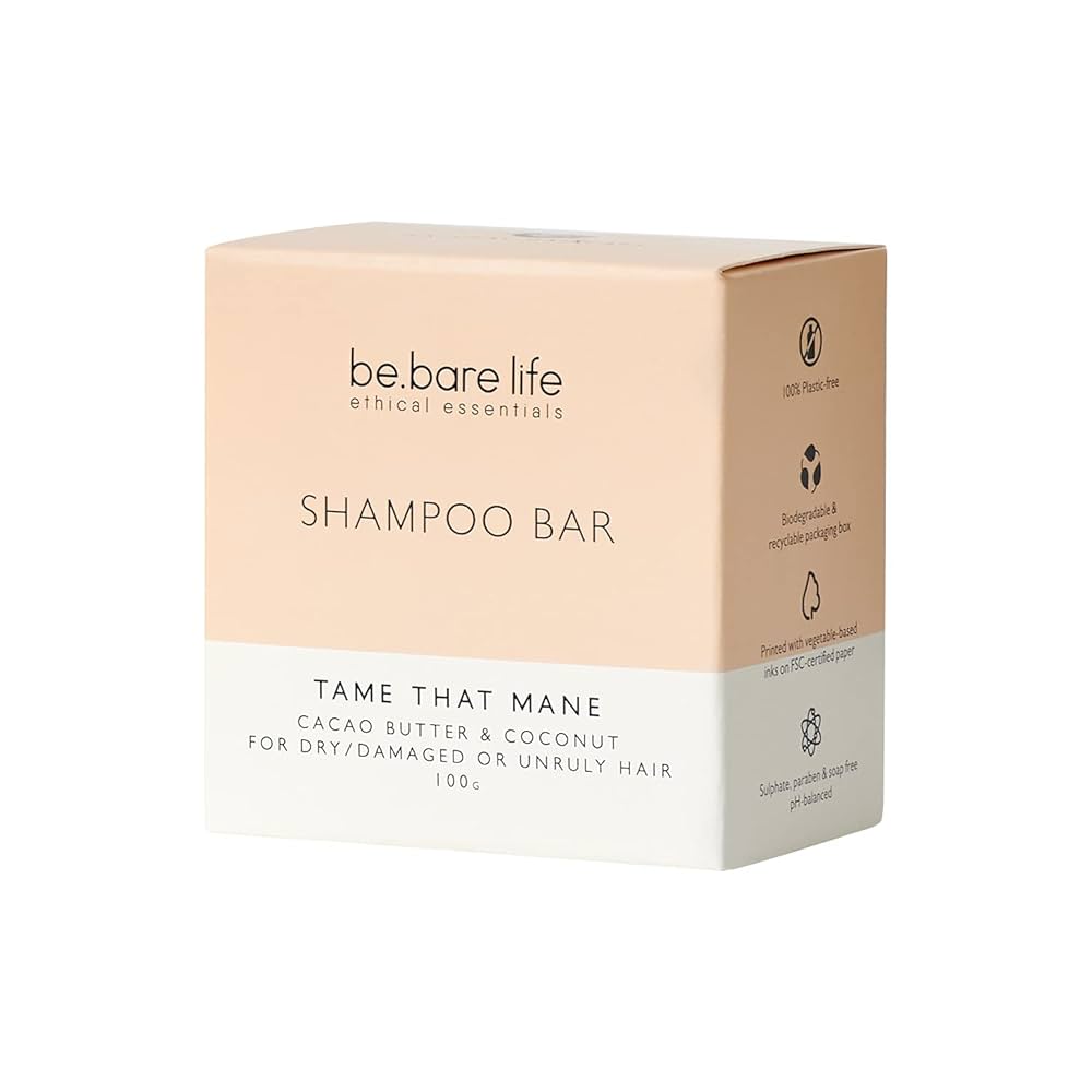 Be Bare Life Shampoo Bar 100g - Lighten Up Shop